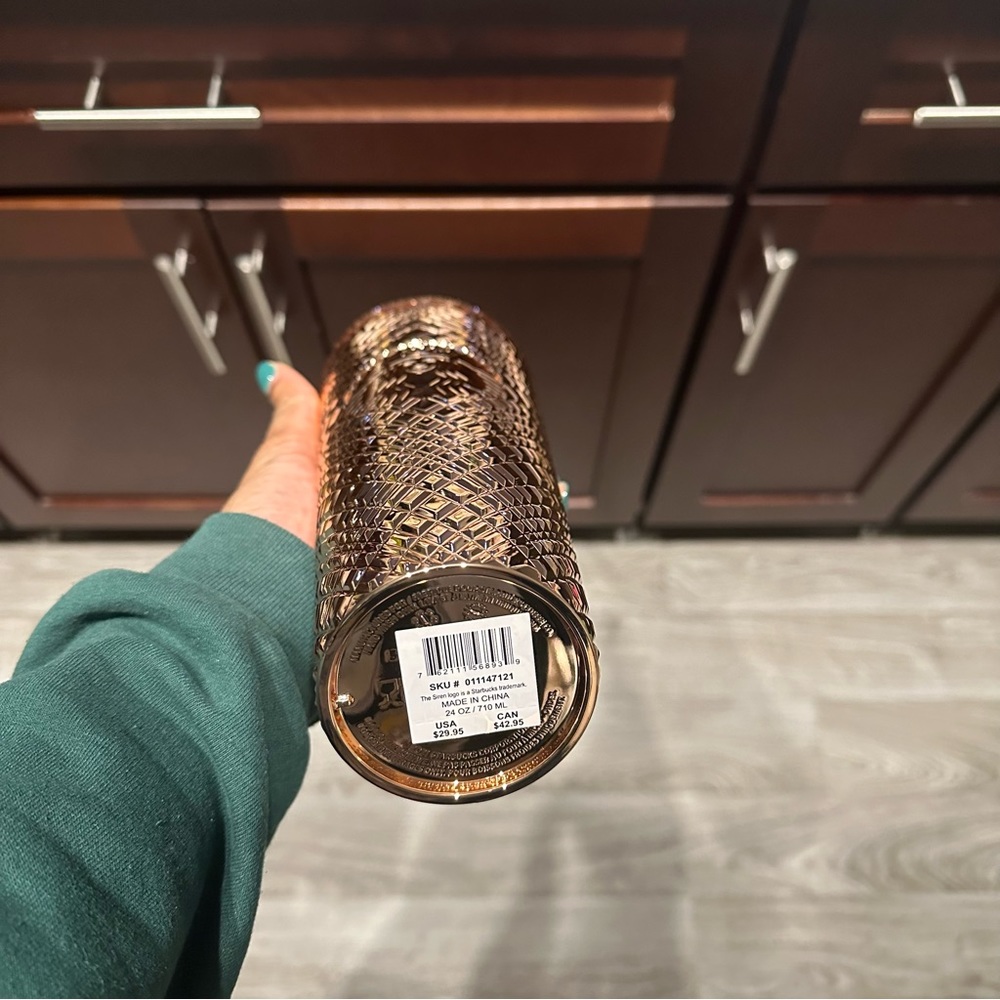 Starbucks Rose Gold Tumbler - Picture 3 of 3